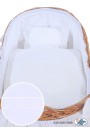 Culla neonato vimini Carine - Bianco