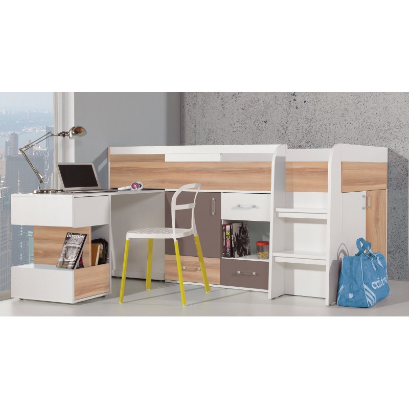 Letto Con Soppalco E Scrivania