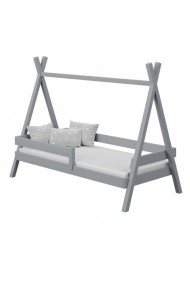 Letto in legno di pino massello TIPI 200x90 cm