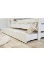 Letto a castello in legno massello Casper 190x80 cm