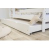 Letto a castello in legno massello Casper 190x80 cm