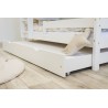 Letto a castello in legno massello Casper 160x70 cm