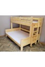 Letto a castello in legno massello Basilio