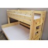 Letto a castello in legno massello Basilio