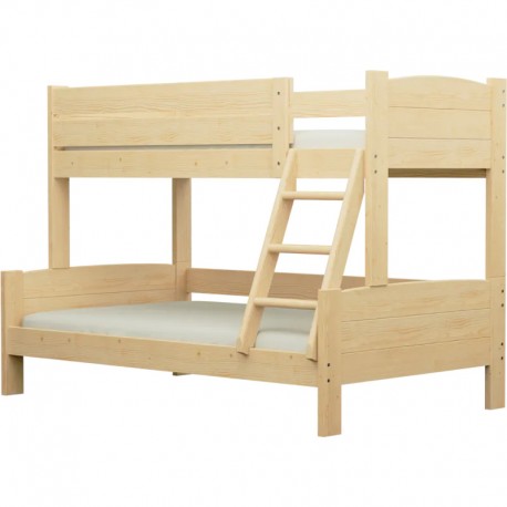 Letto a castello in legno massello Luis