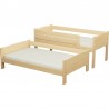Letto a castello in legno massello Luis