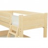 Letto a castello in legno massello Luis