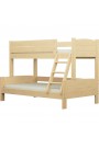Letto a castello in legno massello Luis