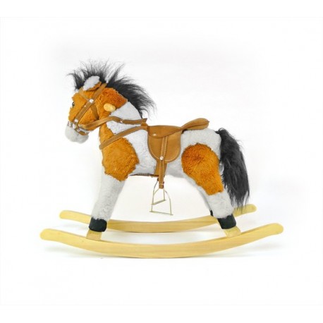 Cavallo a dondolo Pony marrone
