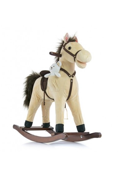 Cavallo a dondolo Mustang beige