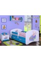Lettino singolo Happy Blu Collezione con cassetto e materasso 140x70 cm