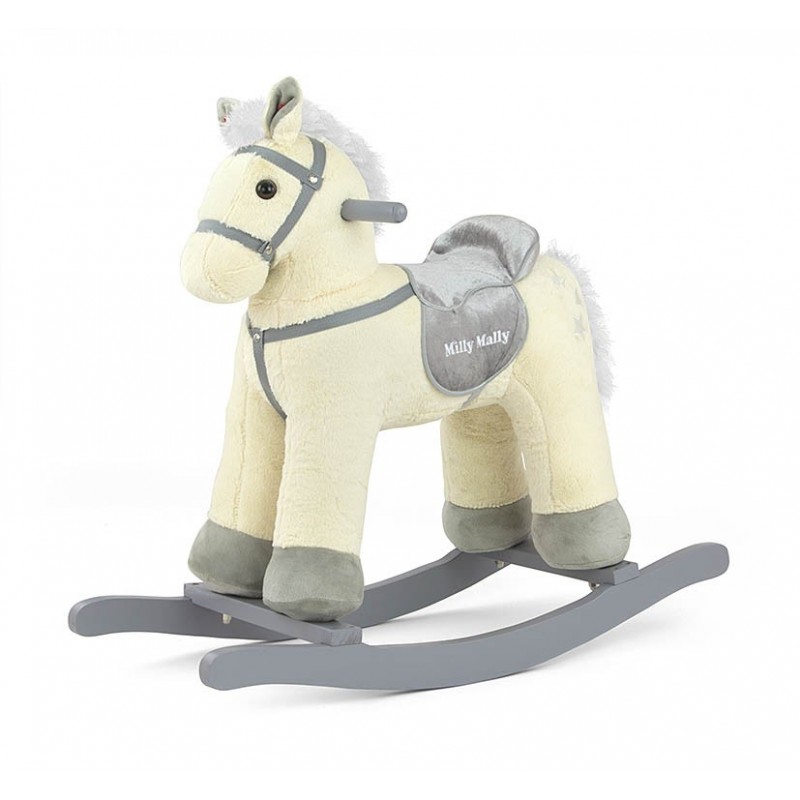 Cavallo A Dondolo In Legno Speedy Monkey Vintage | Con Corrimano E Altezza Regolabile | Per Bambini 12+ Mesi FSC