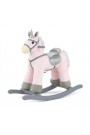Cavallo a dondolo Pepe Unicorno rosa